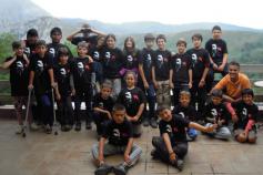 Participantes del taller que SEO/Birdlife impartió en la localidad lebaniega de Cabañes (Cantabria)