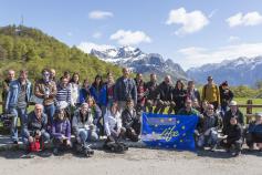 Visita de los medios de comunicación y los socios del proyecto a las acciones desarrolladas en Picos de Europa